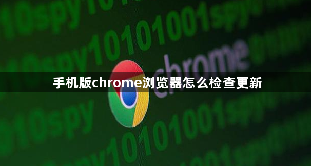 手机版chrome浏览器怎么检查更新缩略图